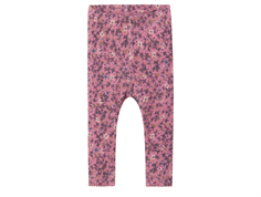 Name It mauve orchid floral leggings